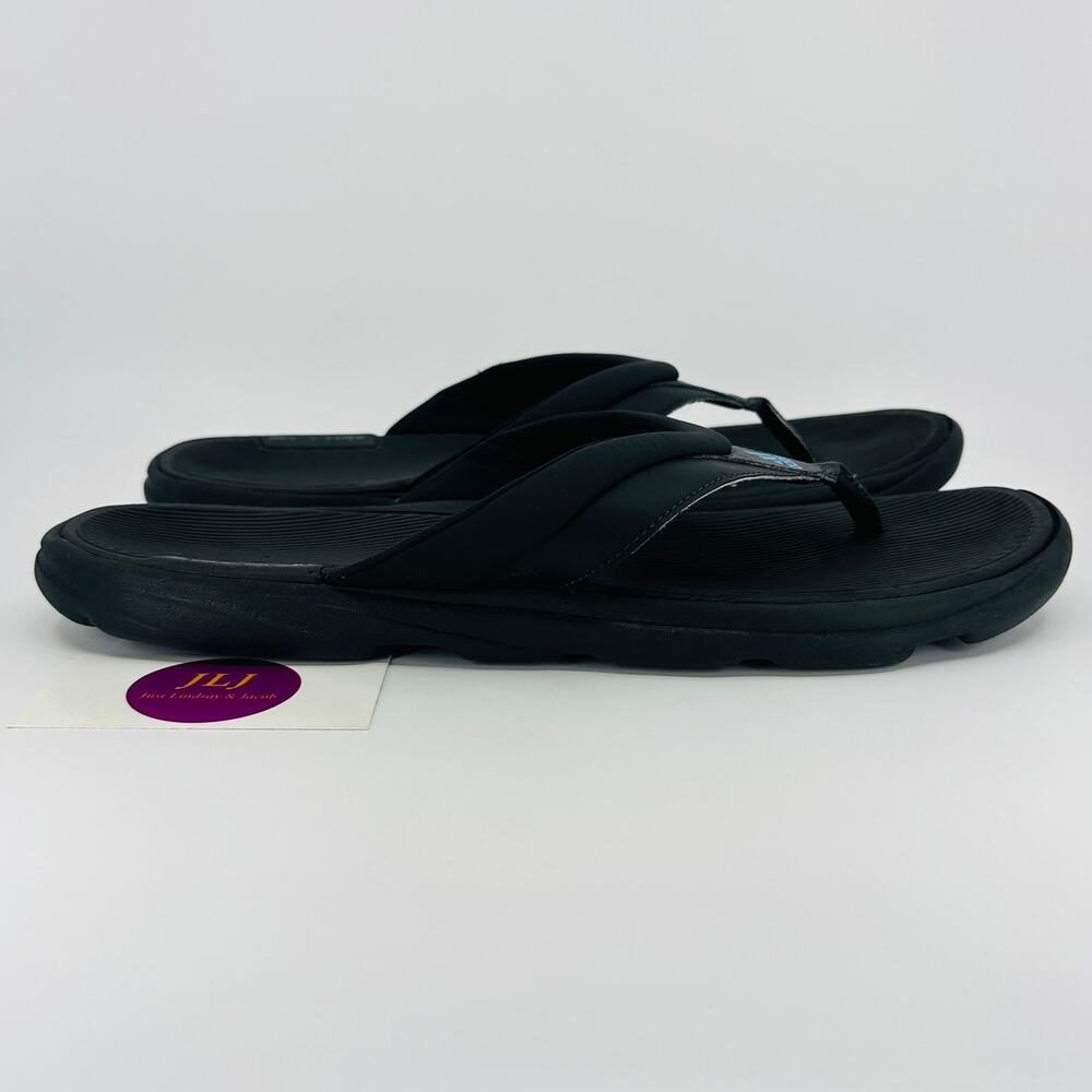 Adidas Men's Supercloud Black Flip Flop Thong Water Sandals Q22017 Size 13
